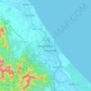 Đồng Thuận Ward topographic map, elevation, terrain