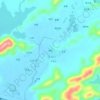 地祇 topographic map, elevation, terrain