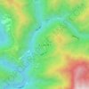 达木珞巴族乡 topographic map, elevation, terrain