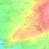 Les Bignons topographic map, elevation, terrain