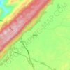 南坪乡 topographic map, elevation, terrain