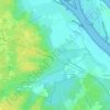 Cantenac topographic map, elevation, terrain