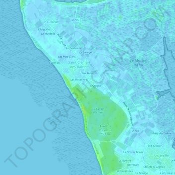 Bas Rhin topographic map, elevation, terrain