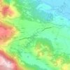 Margete topographic map, elevation, terrain
