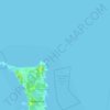Deep Slope topographic map, elevation, terrain
