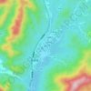 呈坎 topographic map, elevation, terrain