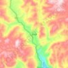 双沙镇 topographic map, elevation, terrain