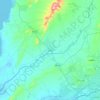 Hub topographic map, elevation, terrain