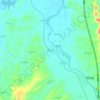 荆坪村 topographic map, elevation, terrain