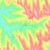 苦水岔 topographic map, elevation, terrain