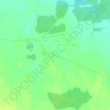 Гаево topographic map, elevation, terrain