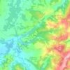 Šuškovići topographic map, elevation, terrain