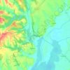 Garešnica topographic map, elevation, terrain