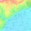 交城县 topographic map, elevation, terrain