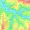 Bourg Neuf topographic map, elevation, terrain