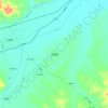 红梅镇 topographic map, elevation, terrain