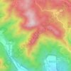 凤凰岭 topographic map, elevation, terrain