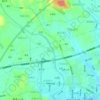 柘川村 topographic map, elevation, terrain