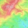 Rodt topographic map, elevation, terrain