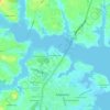 Chestnut Hills topographic map, elevation, terrain