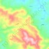 翁山头村 topographic map, elevation, terrain