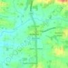 Hickstead topographic map, elevation, terrain