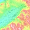 浑源县 topographic map, elevation, terrain