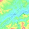 Waldens Creek topographic map, elevation, terrain