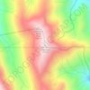 Mount Townsend topographic map, elevation, terrain