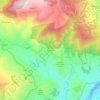 Querceto topographic map, elevation, terrain