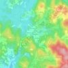 Les Chevailles topographic map, elevation, terrain