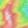 Rocher du Cra topographic map, elevation, terrain