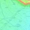 Gonda topographic map, elevation, terrain