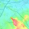 Lower Henlade topographic map, elevation, terrain