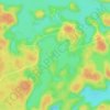 Salmon Lake topographic map, elevation, terrain