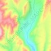 然日卡 topographic map, elevation, terrain