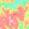 鹅屋乡 topographic map, elevation, terrain