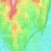 Chazoux topographic map, elevation, terrain