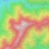 黎明尖 topographic map, elevation, terrain