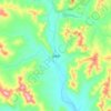 岱崮镇 topographic map, elevation, terrain