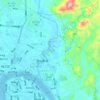 周溪村 topographic map, elevation, terrain