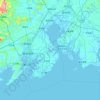 下敷墩 topographic map, elevation, terrain