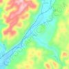 林木山 topographic map, elevation, terrain