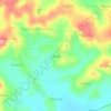 Kiganjo topographic map, elevation, terrain