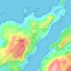 Balliemore topographic map, elevation, terrain