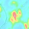 Poye topographic map, elevation, terrain