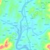 李家墩 topographic map, elevation, terrain