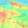 Saint-Cry topographic map, elevation, terrain