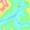 Tuần Giáo topographic map, elevation, terrain