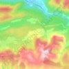Les Bastides topographic map, elevation, terrain